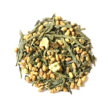 Najlepsza liściasta herbata zielona smakowa MĄDROŚĆ matcha prażony ryż 130g