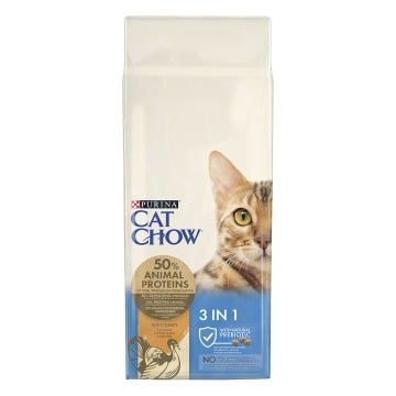 PURINA Cat Chow Special Care 3w1, indyk - 15 kg