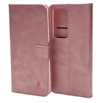 Etui Bizon Case Wallet do Xiaomi Poco F4, jasnoróżowe