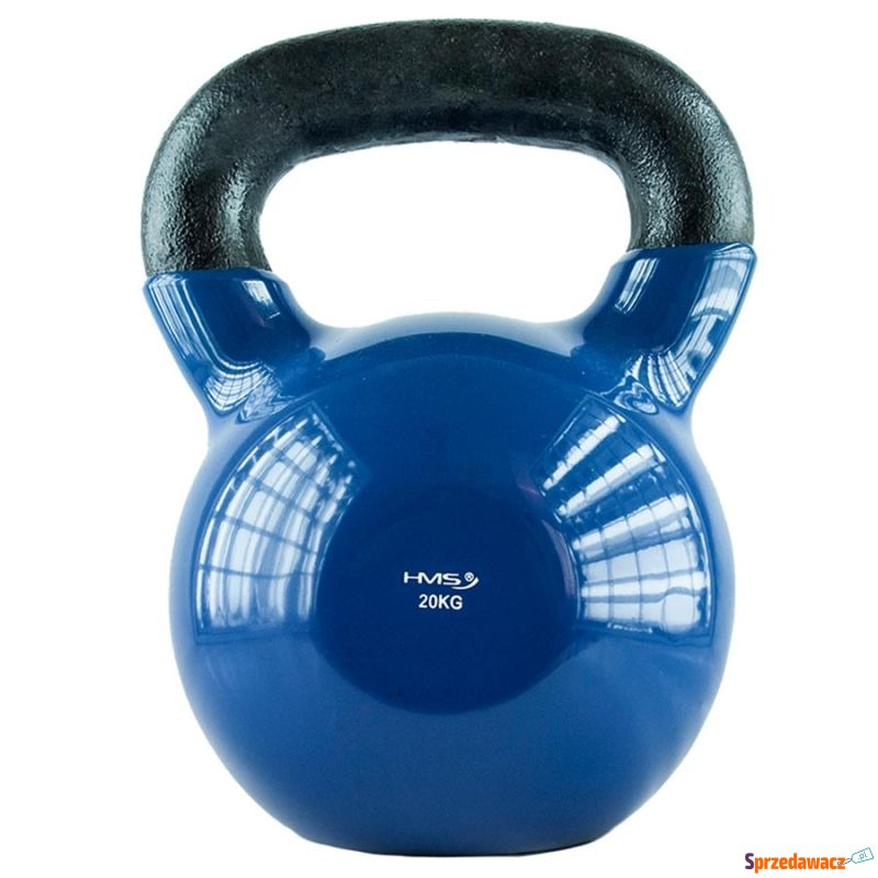 Kettlebell żeliwny HMS knv20 z powłoką winylo... - Hantle, sztangi, ciężarki - Koszalin