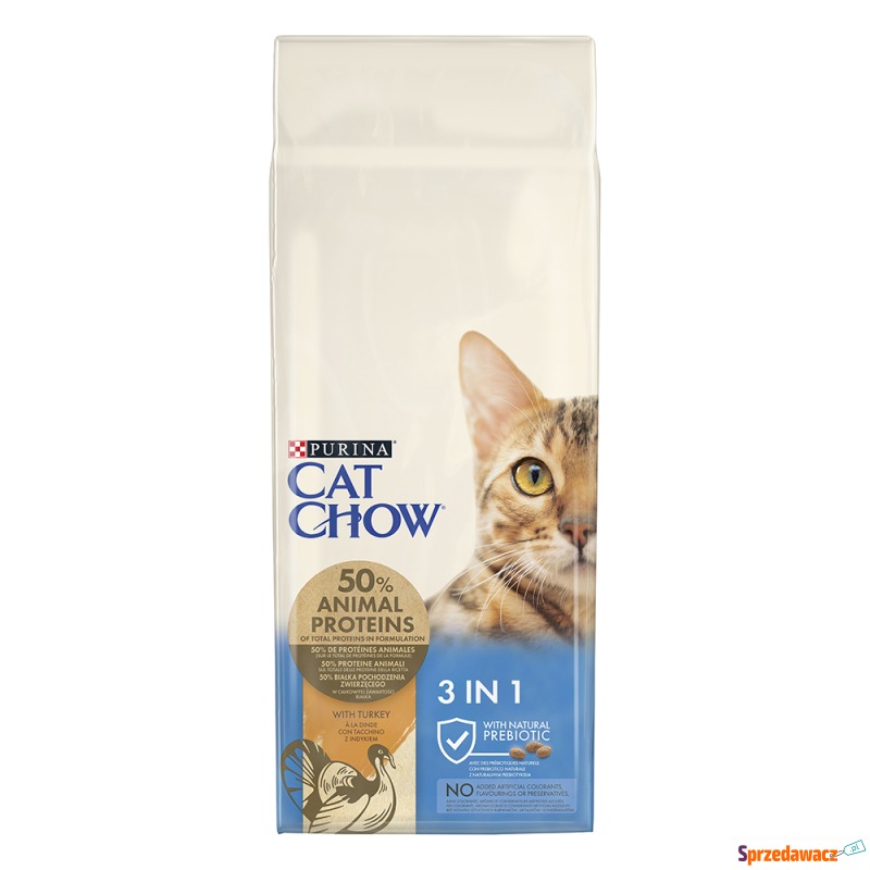 PURINA Cat Chow Special Care 3w1, indyk - 15 kg - Karmy dla kotów - Krosno