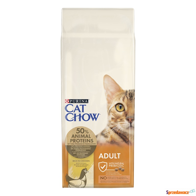 PURINA Cat Chow Adult, kurczak - 15 kg - Karmy dla kotów - Płock