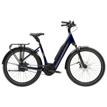 Trek District Plus 5 o niskim przekroku 725Wh Deep Dark Blue XL