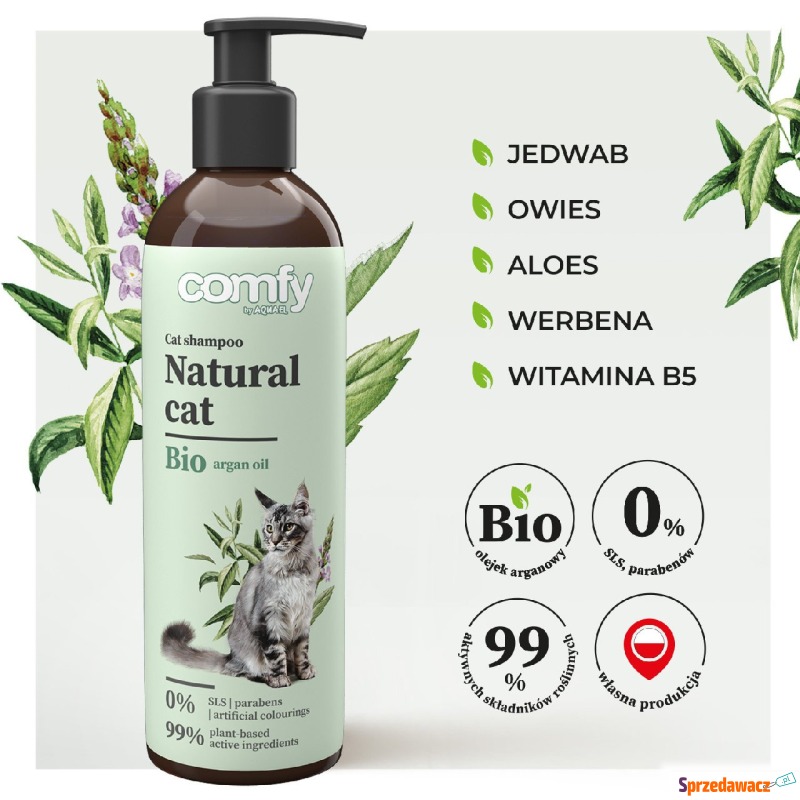 COMFY szampon natural cat 250ml - Pozostałe dla kotów - Rybnik