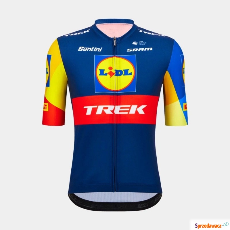 Damska koszulka Santini Lidl-Trek Replica Race - Koszulki rowerowe - Ostrołęka