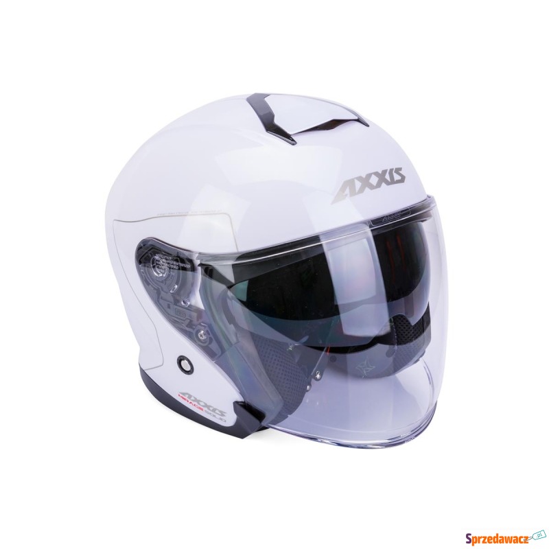 Kask AXXIS OF504SV MIRAGE SV A0 biały L /blenda/ - Kaski motocyklowe - Chorzów