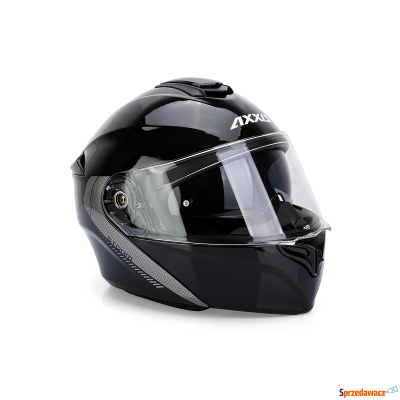 Kask AXXIS FU406SV STORM SV A1 czarny L /p-sz... - Kaski motocyklowe - Katowice