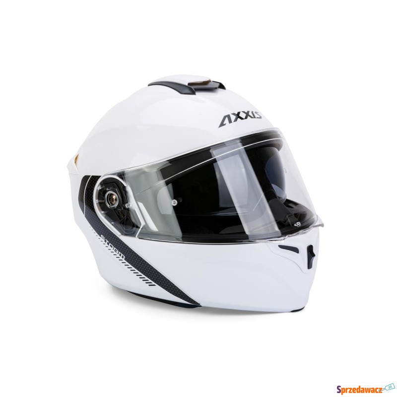 Kask AXXIS FU406SV STORM SV A0 biały L /p-szc... - Kaski motocyklowe - Radom