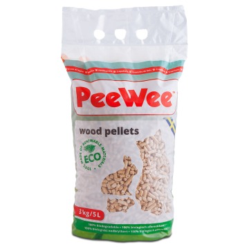 PeeWee Wood Pellets Bezzapachowy żwirek dla kota - 3 kg
