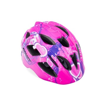 Kask rowerowy dziecięcy ROMET model 509 różowy mat L (56-58)