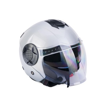 Kask YA625 srebrny S /z blendą/