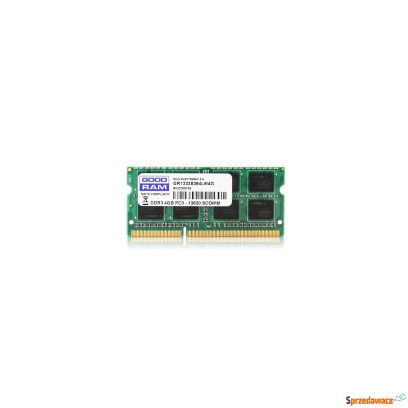 Pamięć RAM Goodram GR1333S364L9S/4G DDR3 1 x 4GB... - Pamieć RAM - Częstochowa