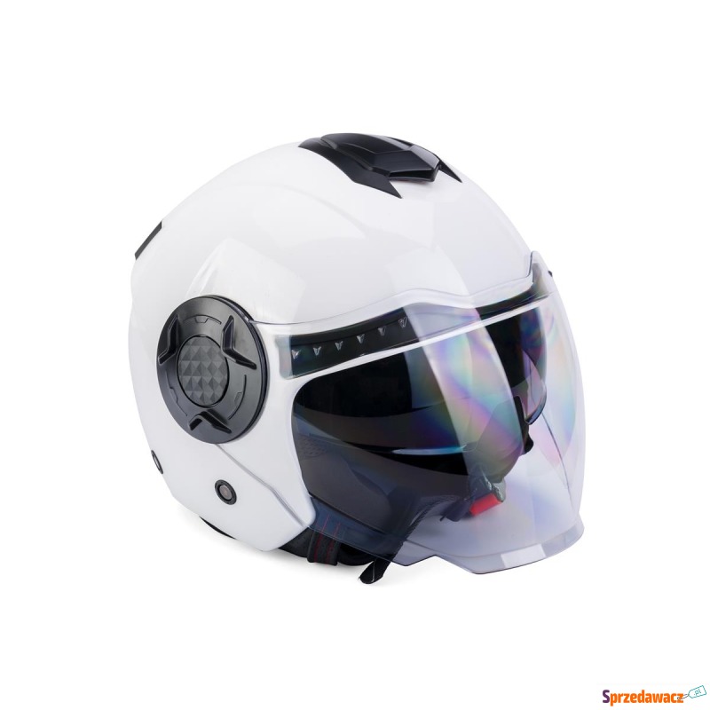 Kask YA625 biały L /z blendą/ - Kaski motocyklowe - Skarżysko-Kamienna