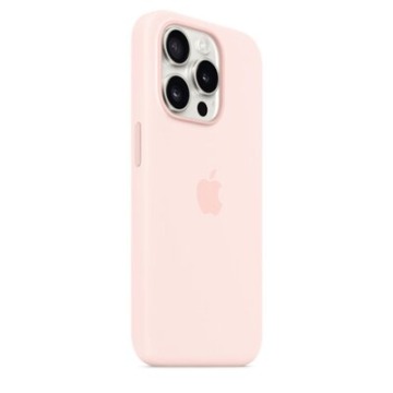 Etui Apple Silicone Case na iPhone 15 Pro MagSafe jasnoróżowe