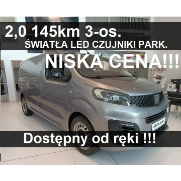 Fiat Scudo - L2 Maxi Furgon 145KM Kamera Super Niska Cena Dostępny od ręki 1603zł