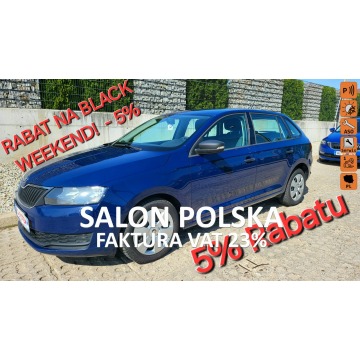 Škoda RAPID - 2018 Tylko Salon Polska 1Właściciel GWARANCJA Rapid-Spaceback