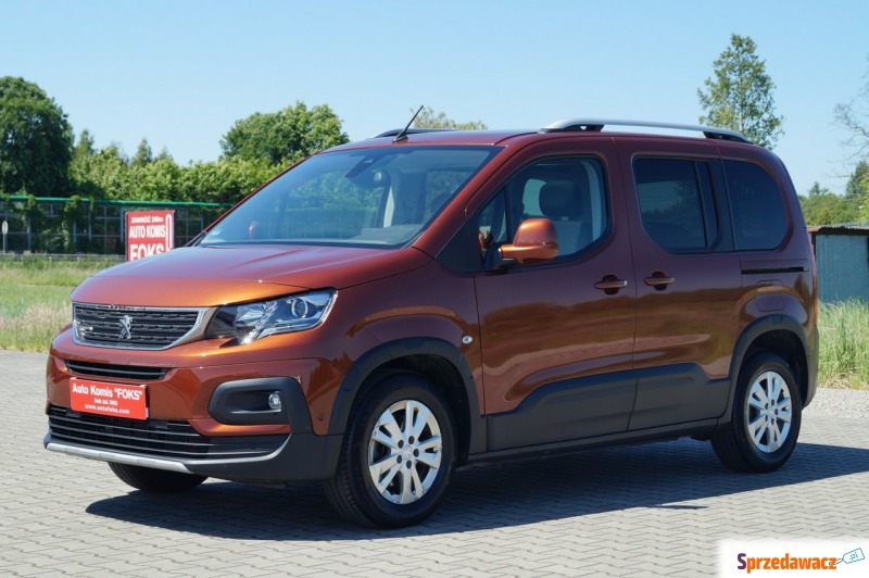 Peugeot Rifter 2019,  1.5 diesel - Na sprzedaż za 82 900 zł - Goczałkowice-Zdrój