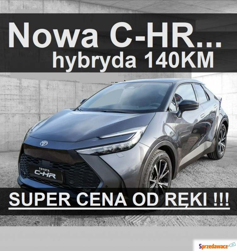 Toyota C-HR  SUV 2024,  1.8 hybryda - Na sprzedaż za 144 900 zł - Szczecinek