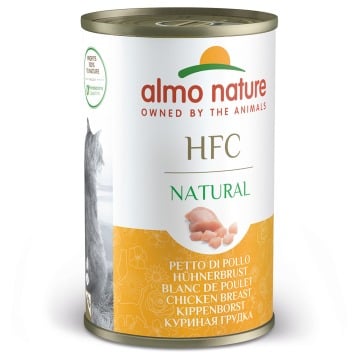 Korzystny pakiet Almo Nature HFC, 12 x 140 g - Pierś z kurczaka
