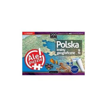  Puzzle - Polska Krainy geograficzne Demart