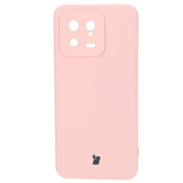 Etui Bizon Case Silicone Sq do Xiaomi 13, jasnoróżowe