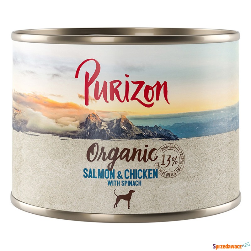 Purizon Organic, 6 x 200 g - Biołosoś i bioku... - Karmy dla psów - Białystok