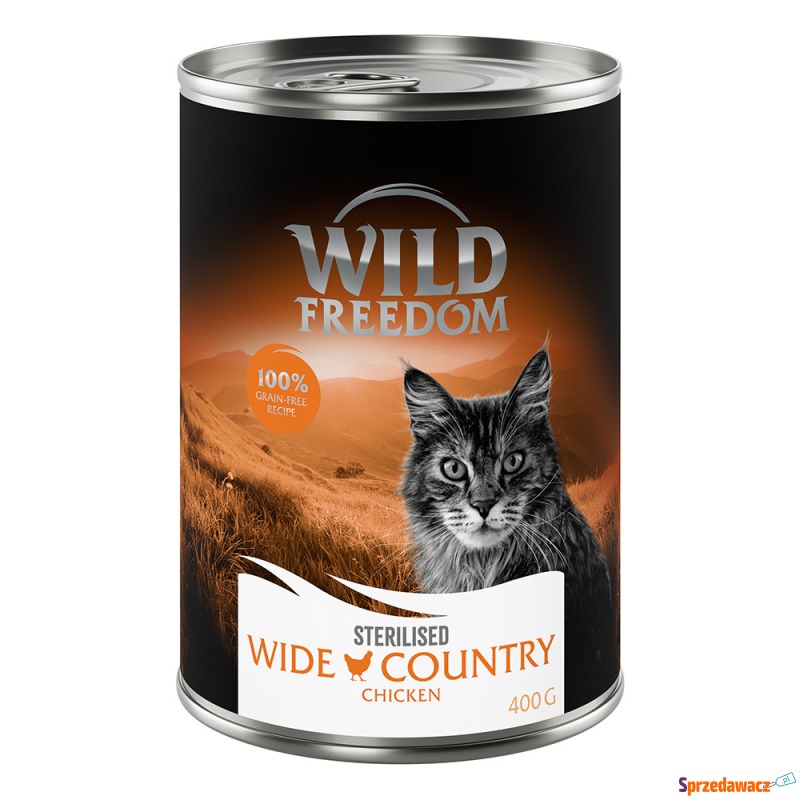 Wild Freedom Adult Sterilised, 6 x 400 g - bez... - Karmy dla kotów - Włocławek