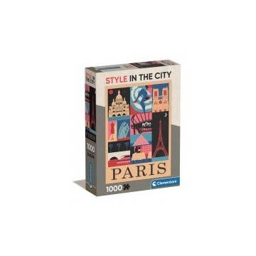  Puzzle 1000 Compact Paris Clementoni