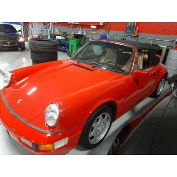 Porsche 911  Kabriolet 1990,  3.6 benzyna, automat - Na sprzedaż za 118 695 zł - Katowice - zdjęcie 2