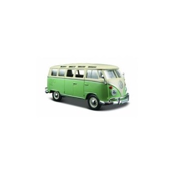  Model kompozytowy Volkswagen Van Samba beżowo-zielony Maisto