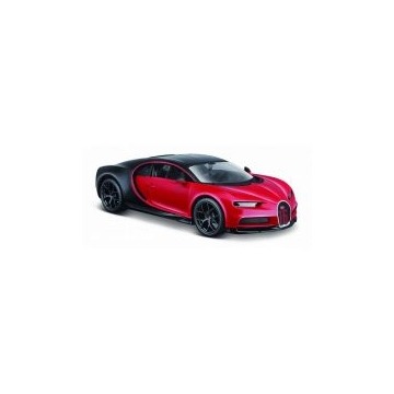  Model kompozytowy Bugatti Chiron sport czarno-czerwony Maisto