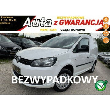 Volkswagen Caddy - 1.6TDi*2-Osoby*Ciężarowy*OPŁACONY*Bezwypadkowy Klima VIP GWARANCJA24M