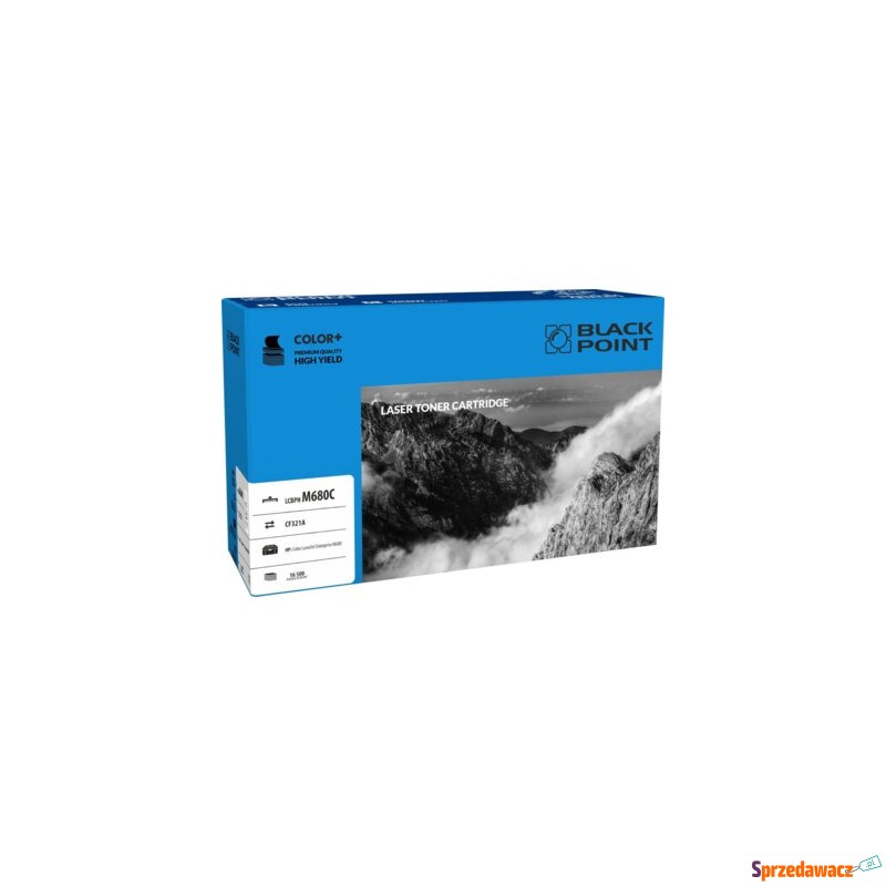 Toner Black Point LCBPHM680C Błękitny - Tusze, tonery - Chełm