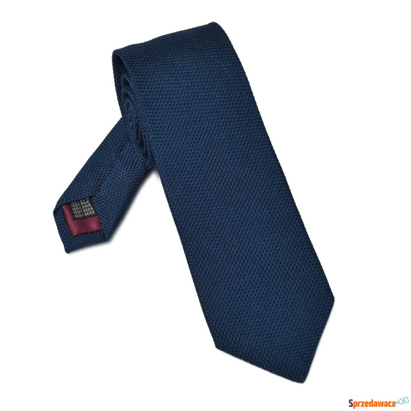 Elegancki granatowy krawat VAN...