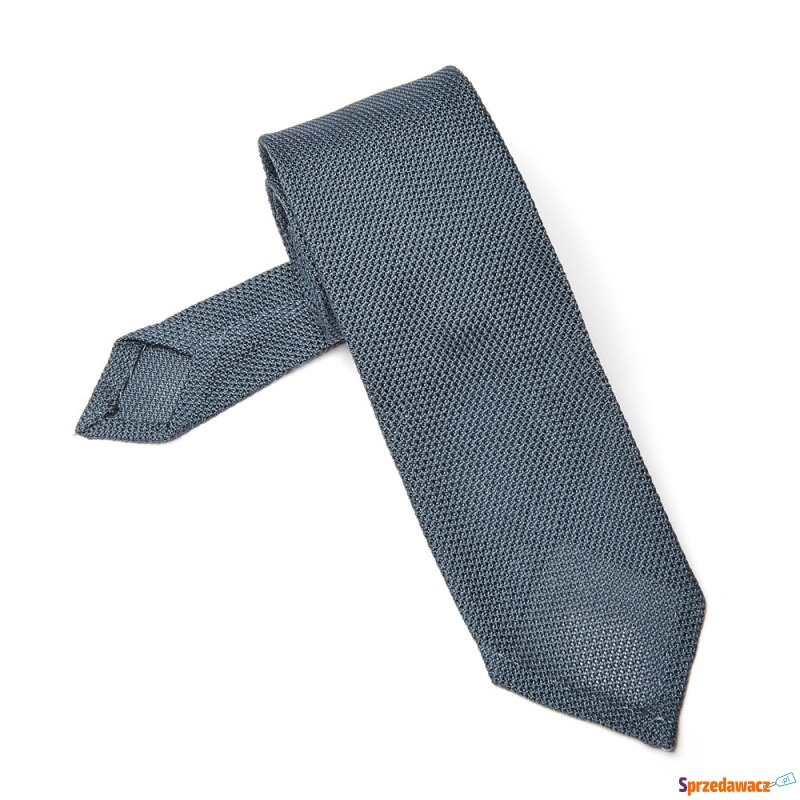Elegancki stalowoniebieski krawat...