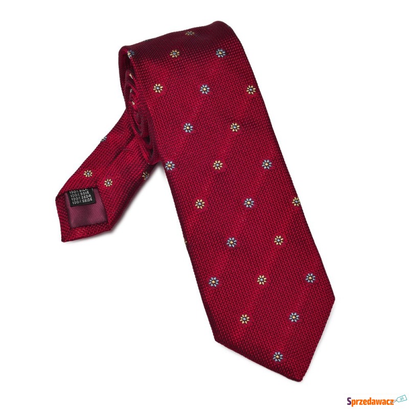 Elegancki czerwony krawat VAN THORN...