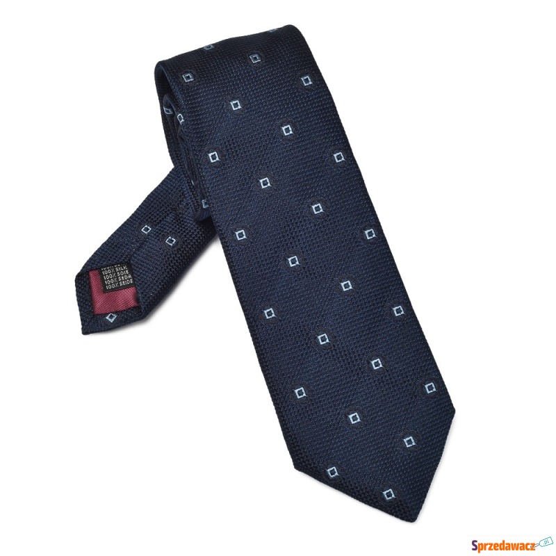 Elegancki granatowy krawat VAN...