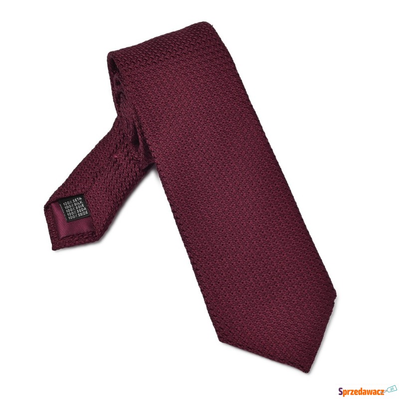 Elegancki bordowy krawat VAN THORN...