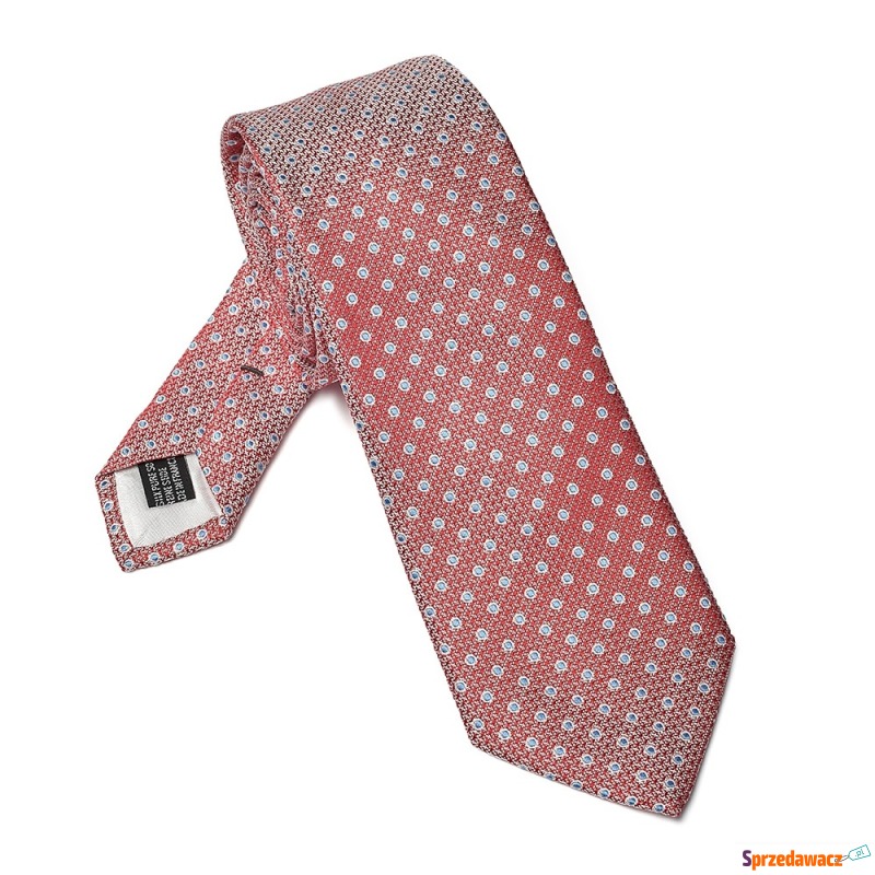 Elegancki czerwony krawat Van Thorn...