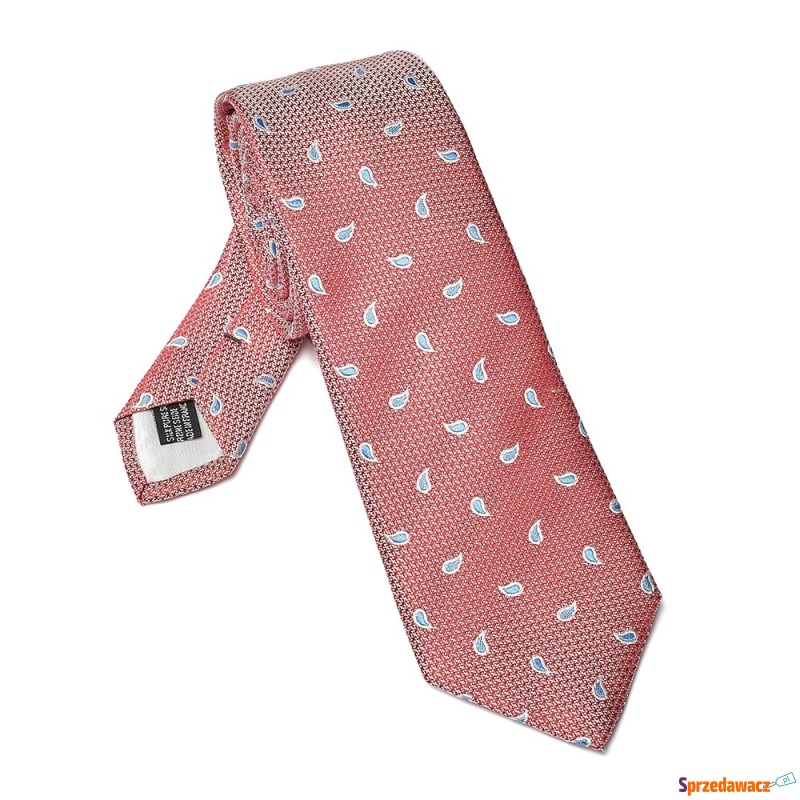 Elegancki DŁUGI czerwony krawat...