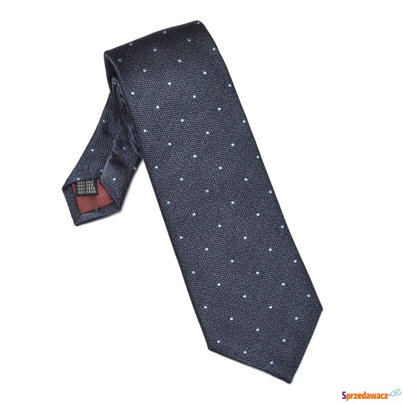 Elegancki granatowy krawat VAN...