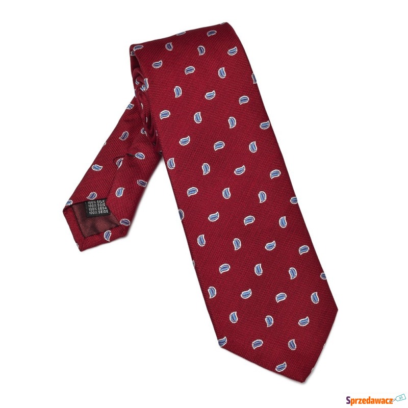 Elegancki czerwony krawat VAN THORN...