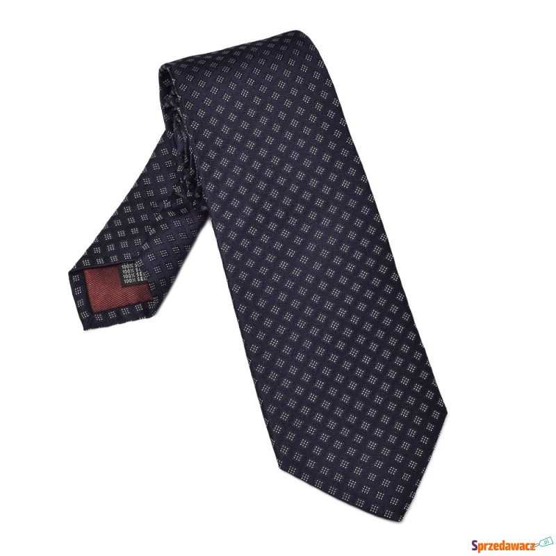 Elegancki granatowy krawat VAN...
