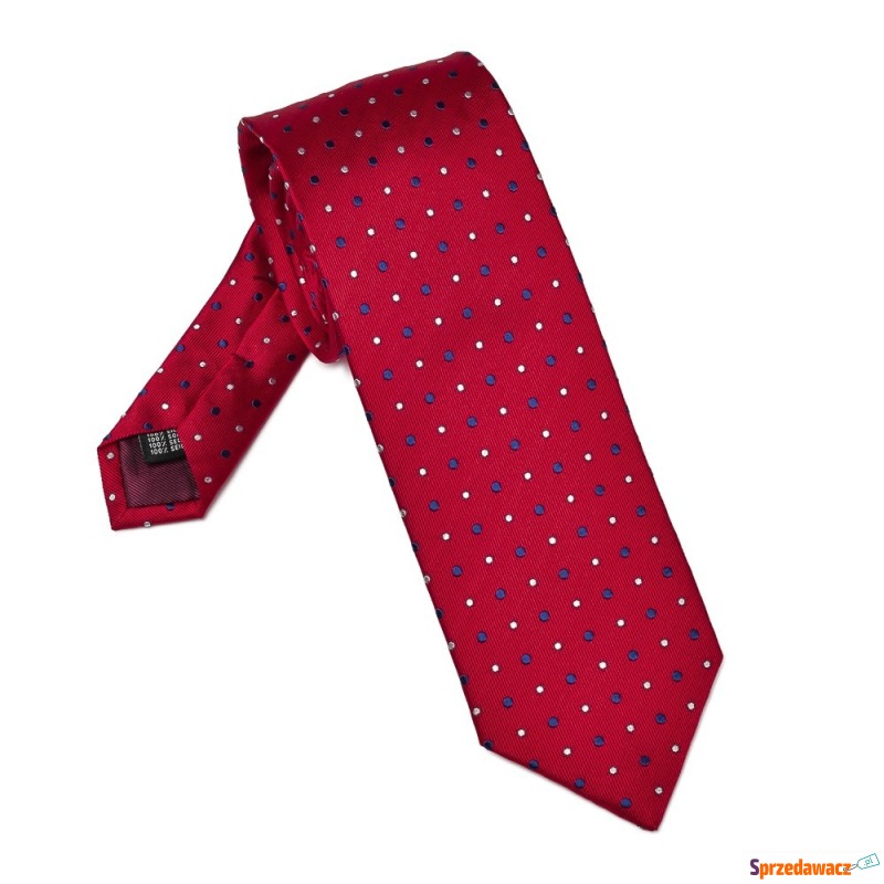 Elegancki czerwony krawat VAN THORN...