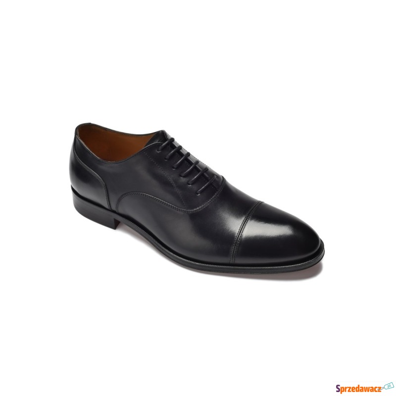 Eleganckie czarne skórzane buty...