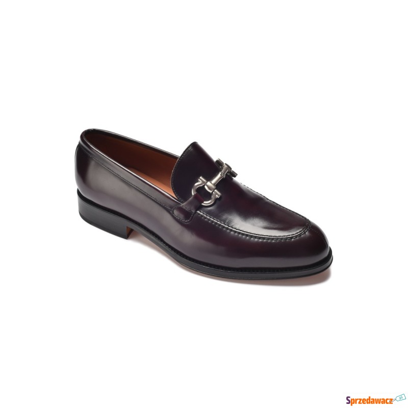 Bordowe buty mokasyny A.Leyva 6,5