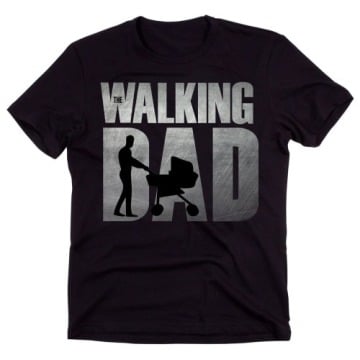 Koszulka dla taty z wózkiem - the walking dad