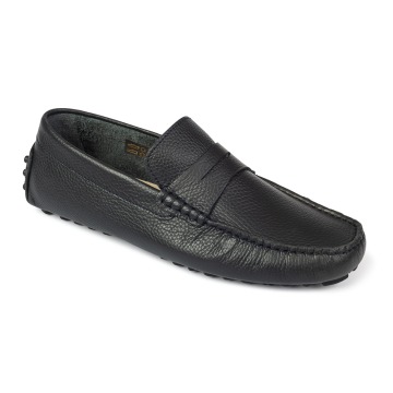 Miękkie mokasyny męskie car shoes granatowe VAN THORN 40,5