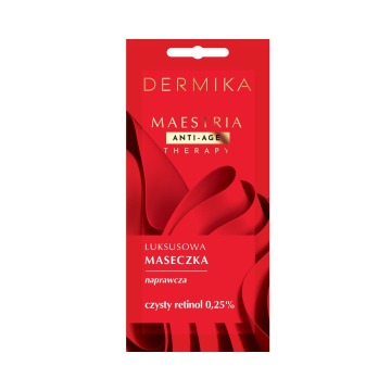 Dermika Luksusowa maseczka naprawcza, czysty retinol 0,25%