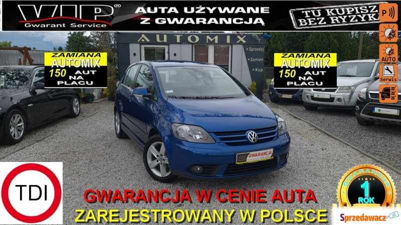 Volkswagen Golf Plus  Hatchback 2006,  1.9 diesel - Na sprzedaż za 17 900 zł - Świdnica